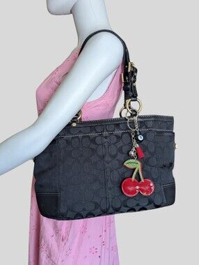 vintage Coach Signature Gallery Tote